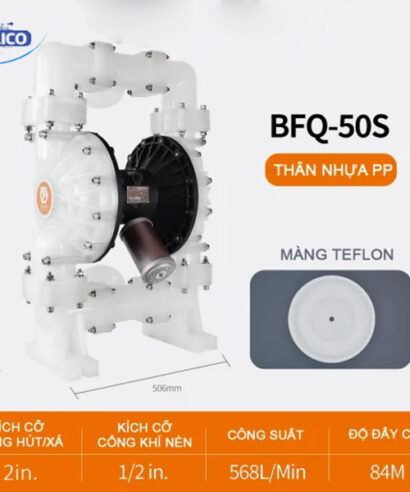 Bơm màng khí nén BFQ-50 Nhựa PP