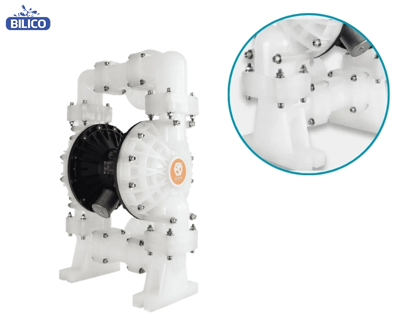 Bơm màng QBY3-80 nhựa PP bền bỉ