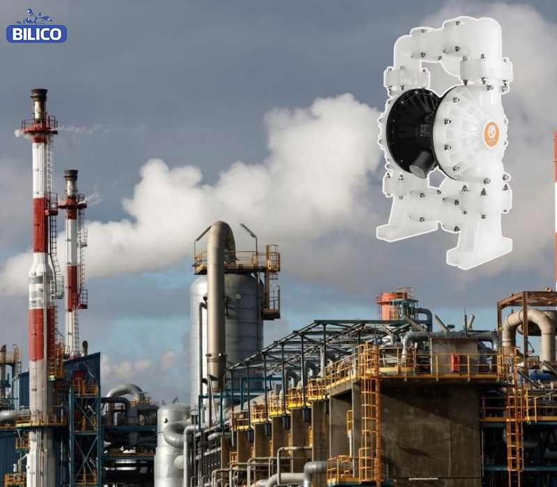 Ứng dụng của bơm hóa chất QBY3-80 nhựa PP