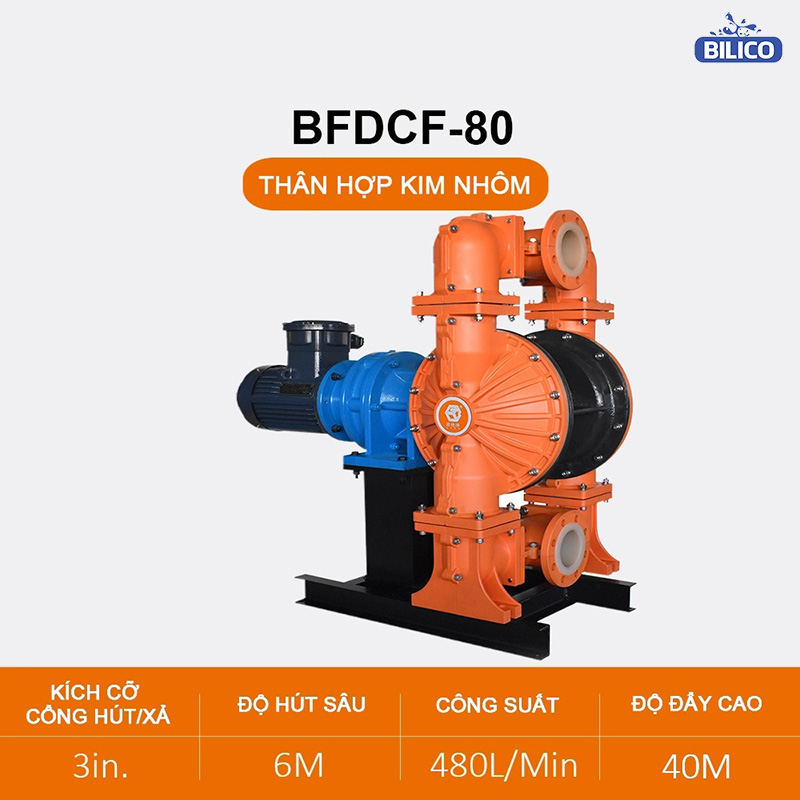 Bơm màng điện lót Flo BFDCF-80