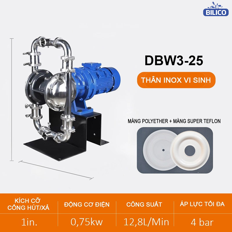Bơm màng điện thực phẩm DBW3-25 