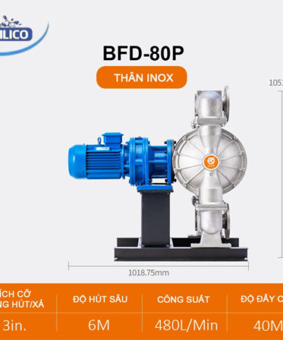 Máy bơm màng điện BFD-80 Inox