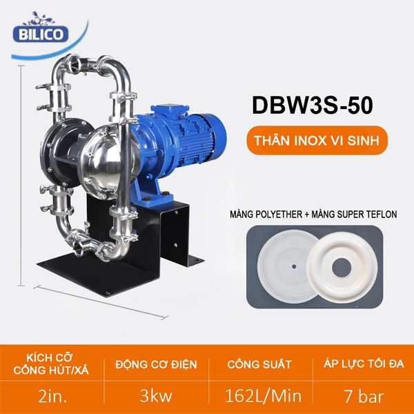 Bơm màng điện thực phẩm DBW3S-50