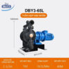 Máy Bơm Màng Điện DBY3-65 HỢP KIM NHÔM