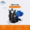 Máy Bơm màng điện DBY3-20 Hợp Kim Nhôm