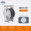 Bơm Màng Khí Nén QBY3-15 INOX